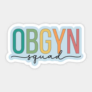 OBGYN Squad Sticker